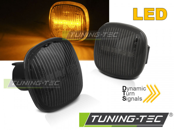 Upgrade LED Seitenblinker für Audi 8L A3 / B5 A4 / SKODA FABIA I/ OCTAVIA 1U Schwarz dynamisch